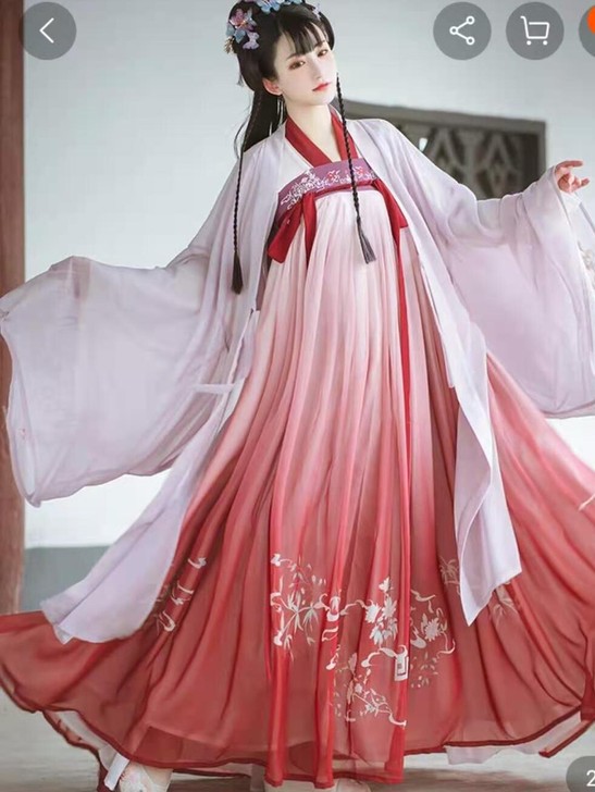汉服,御篇牌 穿过表演一次,八成新,是正品...