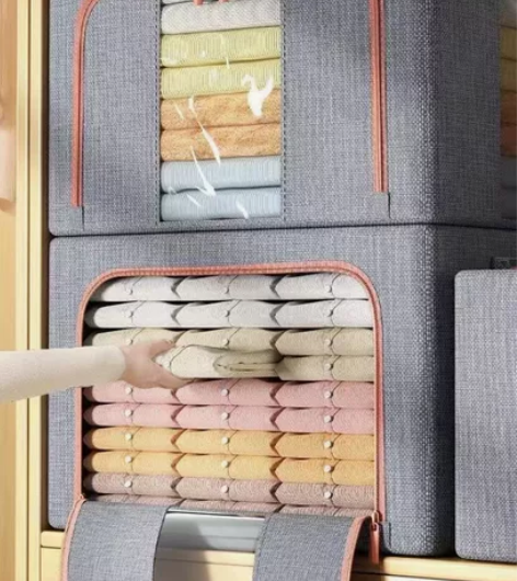 【全新8.8元包邮】加厚牛津布收纳箱 布艺...