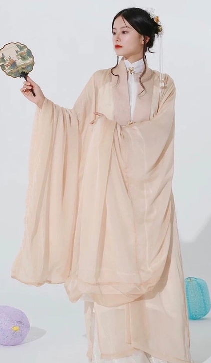 【栀羡汉服】仿孔府披风 明制汉服