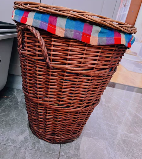 大容量收纳篮,脏衣篮 藤编的,非常精致,尺...