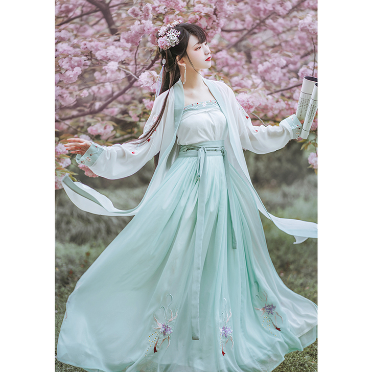 御篇【灼莲】汉服女正品原创三件套4.5米摆...