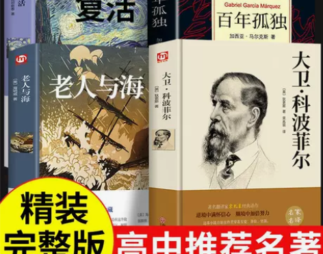 百年孤独大卫科波菲尔复活老人与海必读正版高...