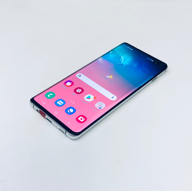 保下水白色三星s10+完美屏98新原装防水...