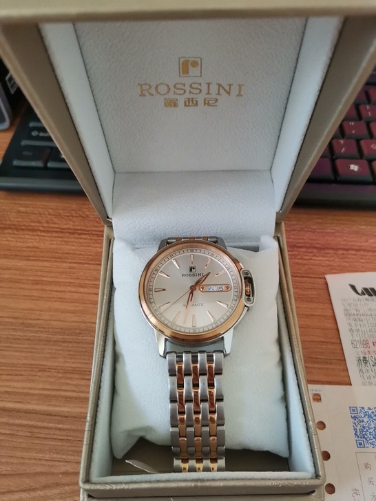 罗西尼机械表勋章系列7633，出差广东罗西...