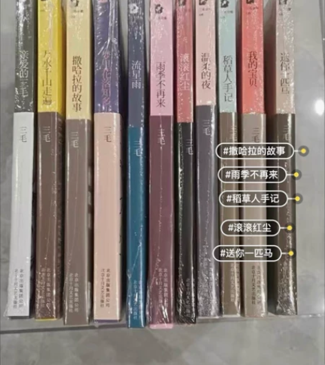 【书店清仓】三毛全集共11册珍藏畅销雨季不...