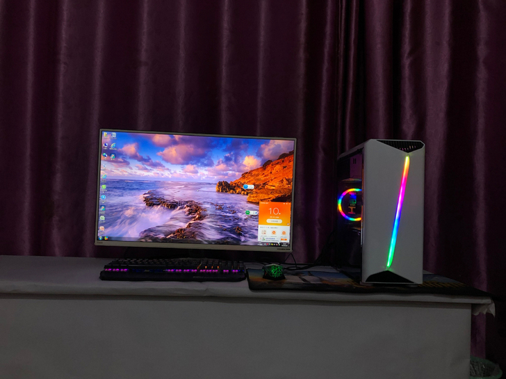 六核40万分吃鸡电脑主机 台式 高配 i7...