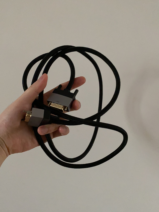 超厚实线材威讯DVI线材2米电脑影音传输线...