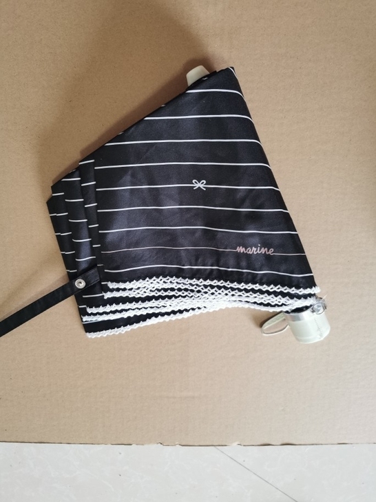 出口日本超轻小巧便携晴雨三折伞