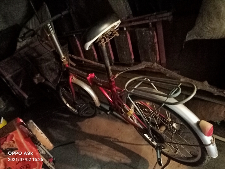 可折叠自行车