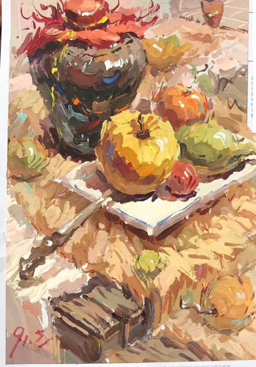 色彩水粉作品 静物请拍这个 默认8k 4k...