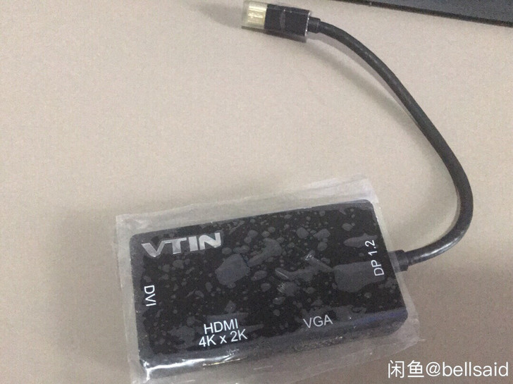 显示器显卡转接器minidp1.2转hdm...