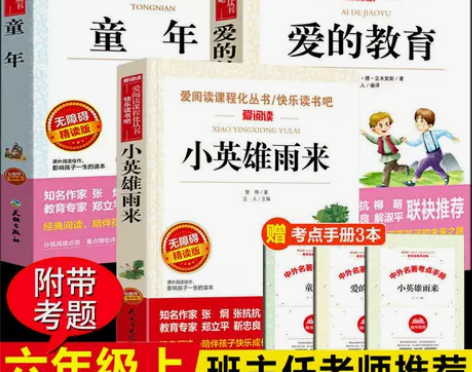 童年小英雄雨来爱的教育在人间我的大学课外必...