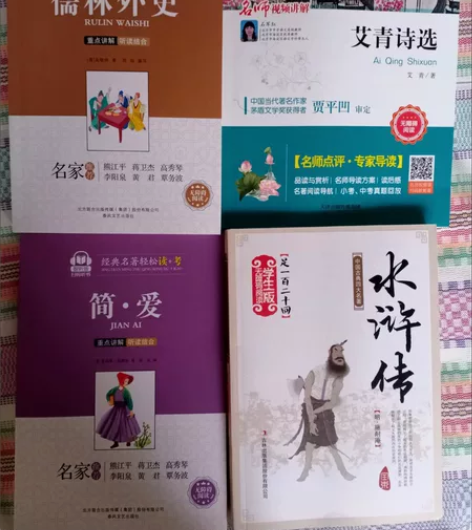 【正品包邮】九年级必读四册艾青诗选完整版/...