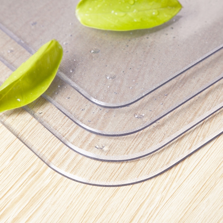 桌面软玻璃PVC桌布防水防烫防油免洗塑料透...