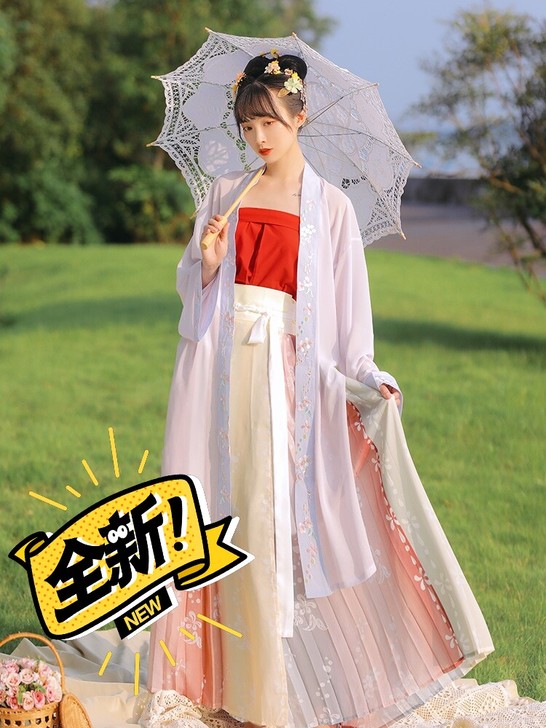 汉氧汉服女正品原创古风仙气白菜正版全套齐腰...