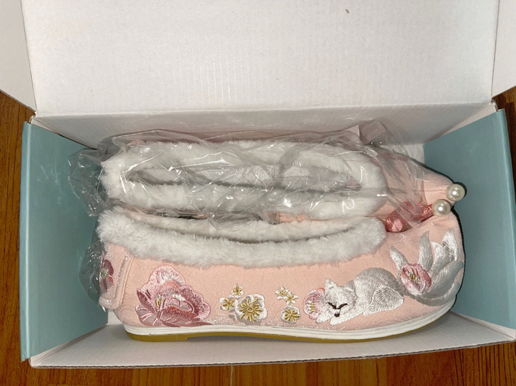 【十三余 小豆蔻儿】[小狐狸] 绣花平底加...