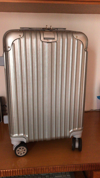 全新未使用,全新全新,行李箱,银白色,大概...