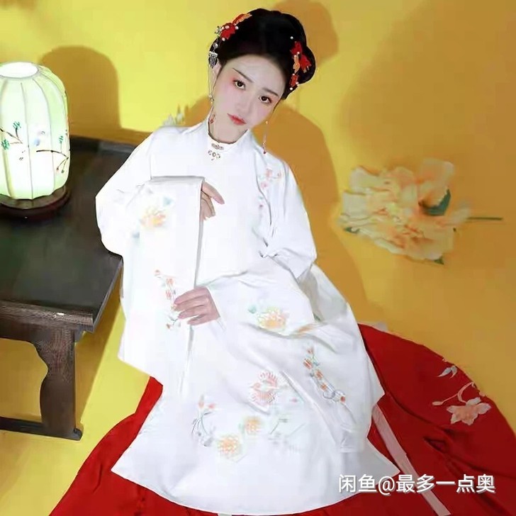 仙楚姬原创汉服女【执念】袄裙刺绣立领褶裙日...