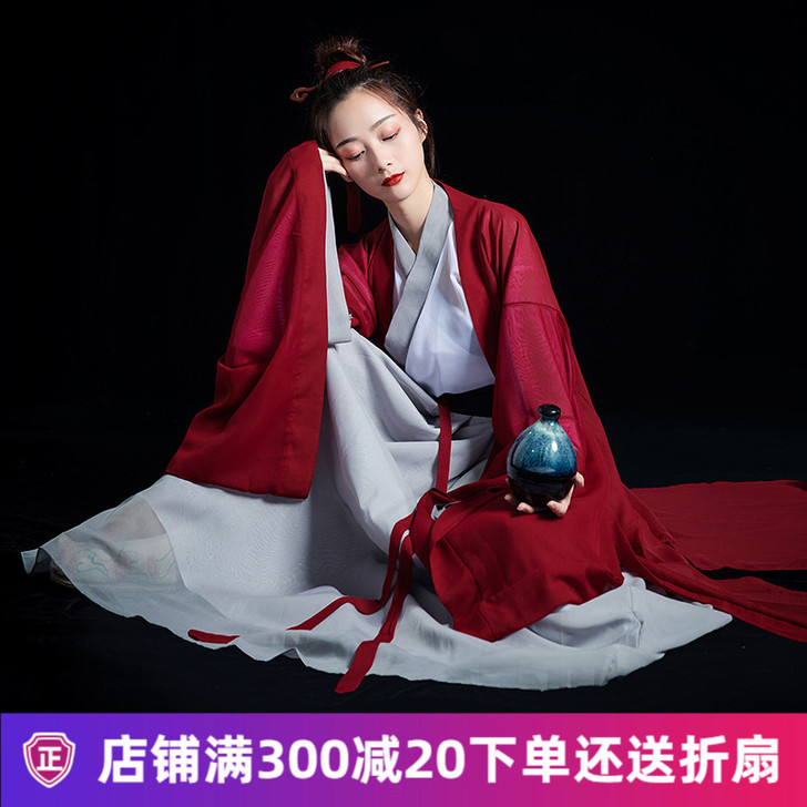 侠客汉服女红颜古装夏魏晋风飘逸仙气古风超仙...