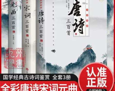 【全彩图解】唐诗三百首全集正版300首宋词...