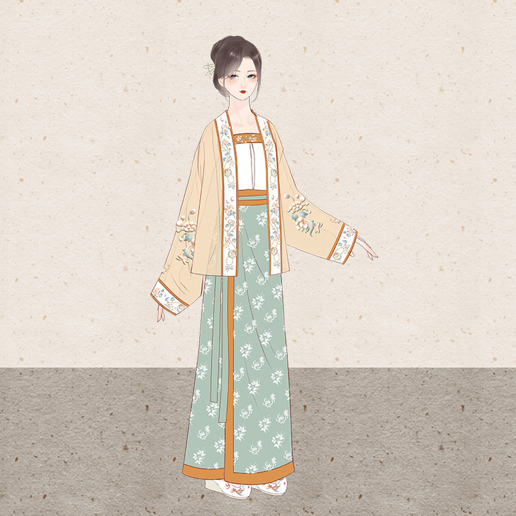 仙楚姬原创汉服女正品【初欢】宋制对襟飞机袖...