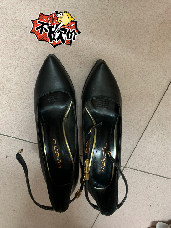 珂卡芙黑色高跟鞋##amp；hellip；...