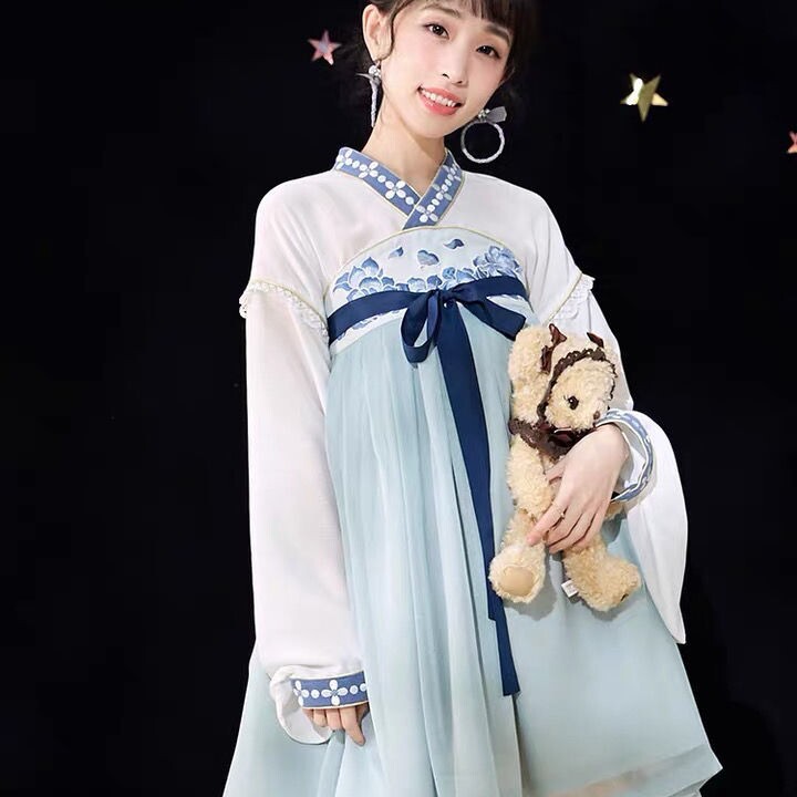 【十三余 小豆蔻儿】[香尘]齐胸交领琵琶袖...