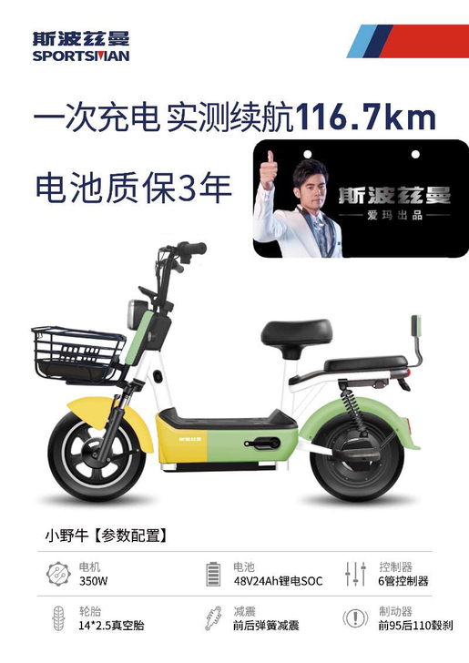 爱玛品牌斯波兹曼全新电动车 款式多 .经济...