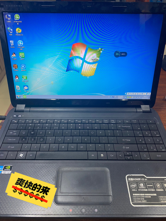 神舟笔记本优雅A560P-i3 D5,英特...