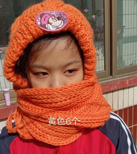 迪士尼儿童帽子秋冬套头纯棉保暖幼儿可爱男童...