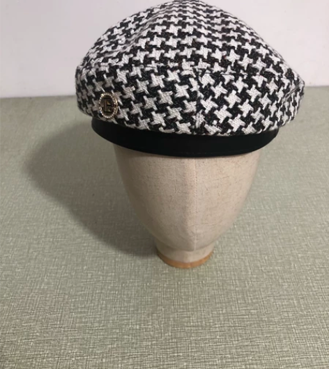 小香风贝雷帽，画家帽，八角帽，型很正，冬季...