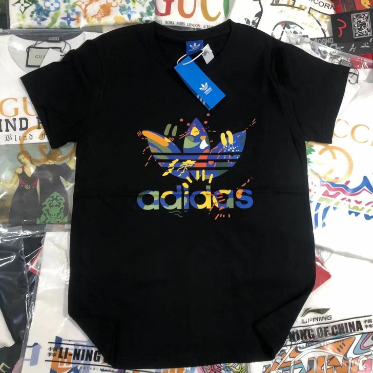 全新潮牌t恤短袖纯棉男女同款