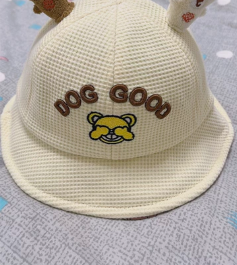 全新男童女童秋冬可爱超萌渔夫帽,带着很好看...