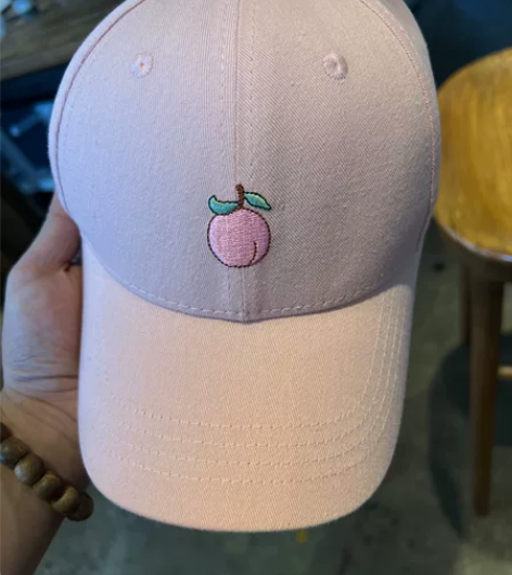 粉色帽子女2021时尚洋气ins粉红棒球帽...