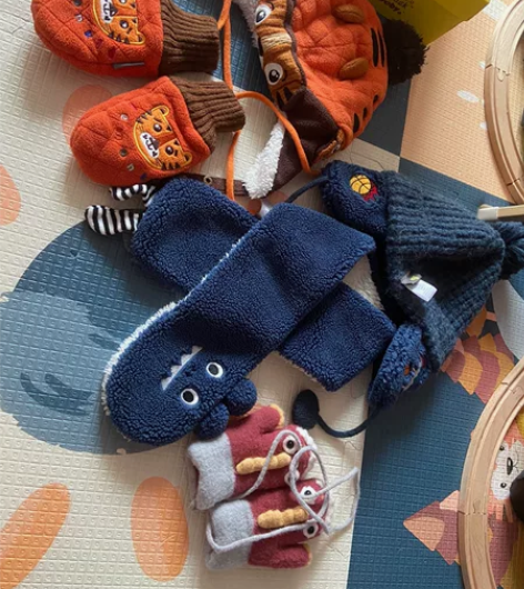 柠檬宝宝 秋冬加厚保暖护耳雷锋帽围脖 宝宝...