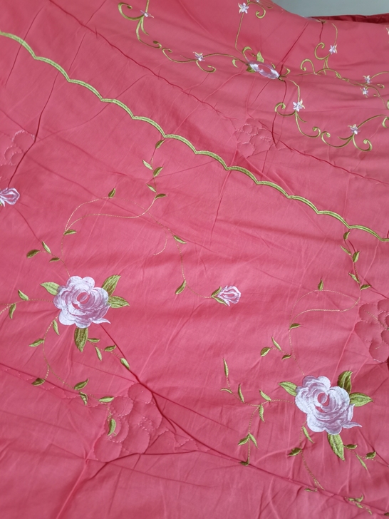被子，时尚刺绣 羽绒棉