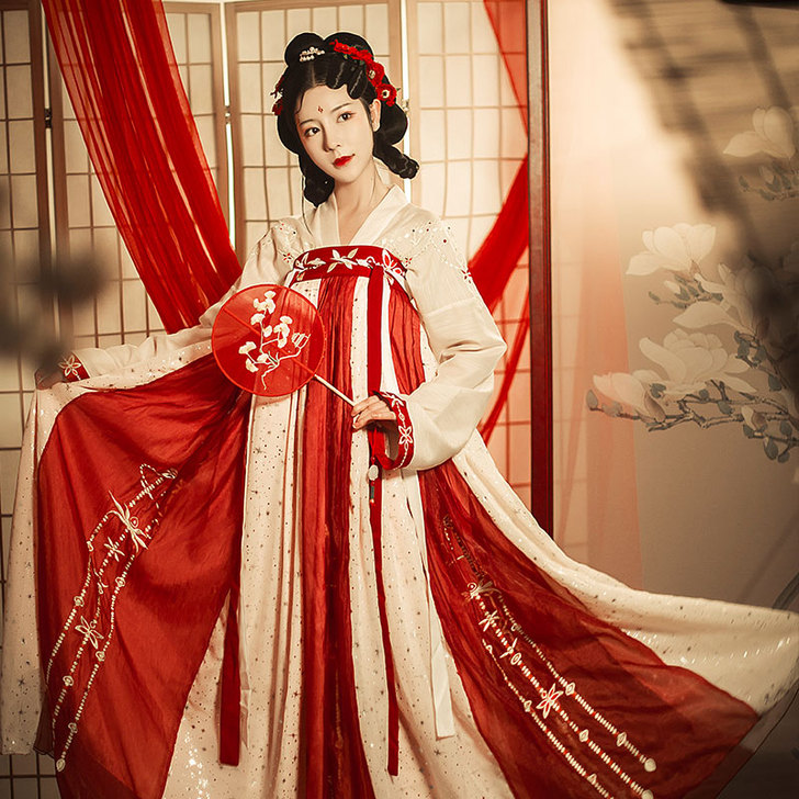 【年终盛典】星宿汉服女原创中国风古装学生齐...