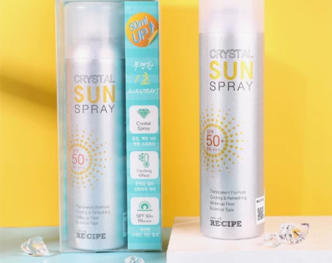 玥之秘水晶防晒喷雾150ml,防晒指数50...