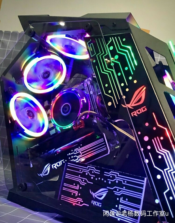 全新60万跑分n多开办公渲染主机发烧设计电...