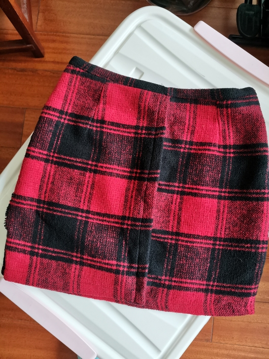 格子秋冬包臀裙半身裙