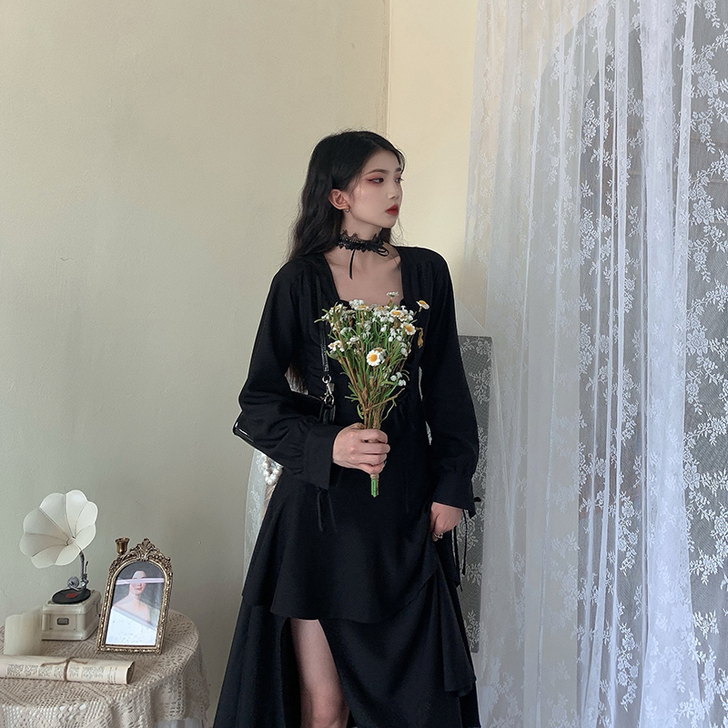 连衣裙 衣服拍照少,在逃公主风,穿起来和卖...