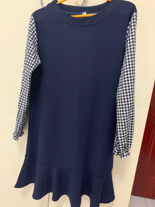 藏蓝色鱼尾裙   均码