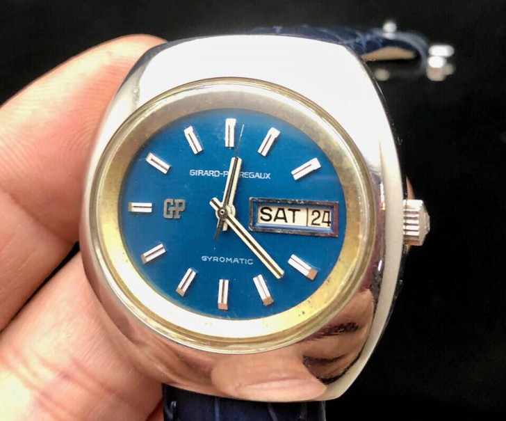 70年代美品芝柏自动机械中古表男表