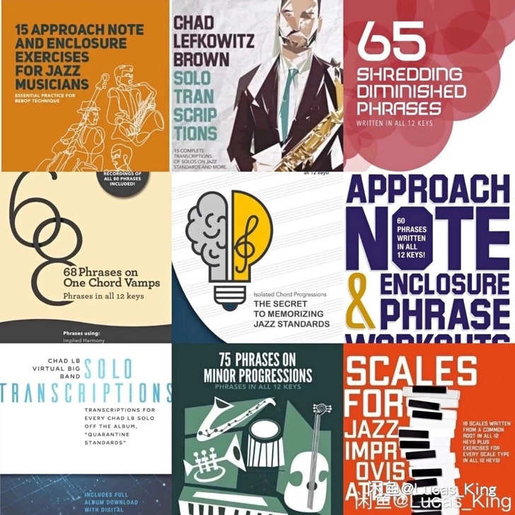 50个爵士乐标准曲式分析，爵士音阶即兴演奏...
