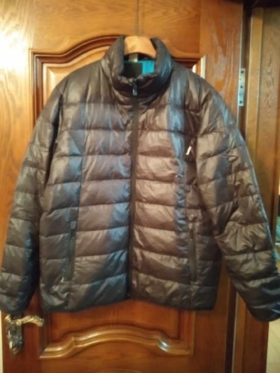 迪卡侬品牌男士羽绒服180XL码   衣长...