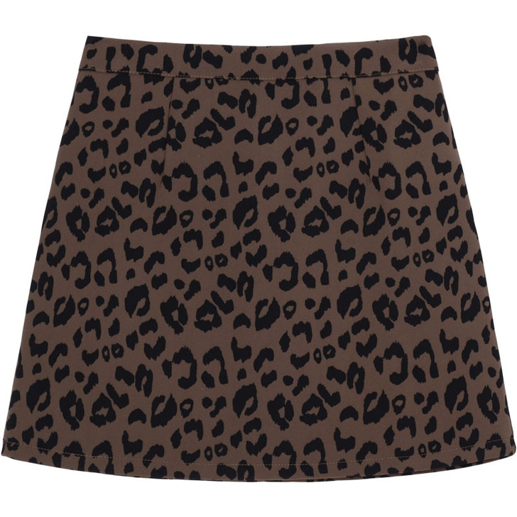 UPP豹纹短裙高腰半身裙包臀裙子女新款百搭...