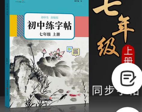 楷书练字帖 24h极速发货 七年级同步 老...