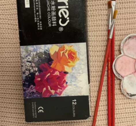 马利牌水彩一套全包 包括调色盘还有笔 感兴...