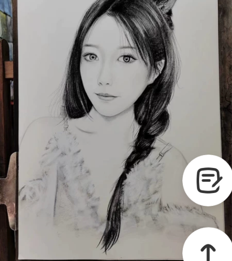 素描画像定制手绘色粉彩铅人像代画人物画肖像...