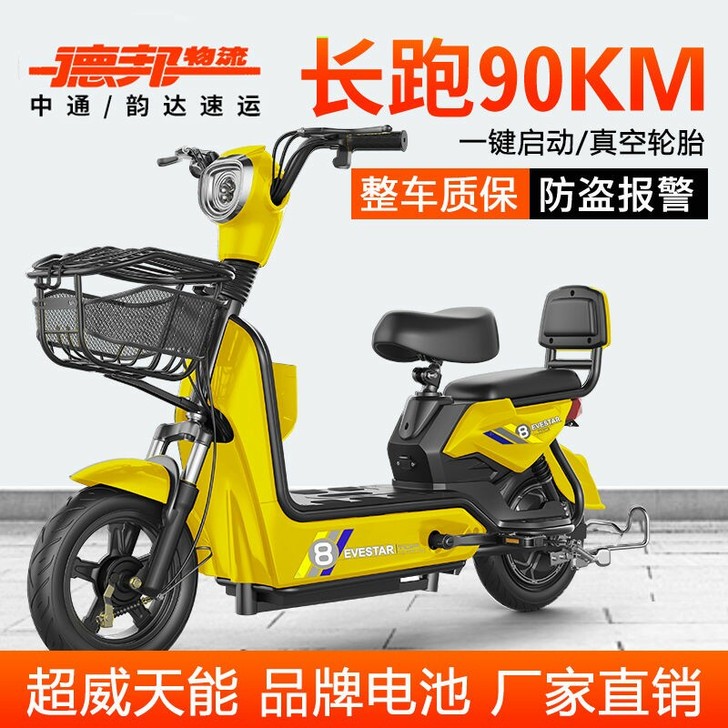 全新国标电动自行车，成人小型男女电瓶车脚踏...